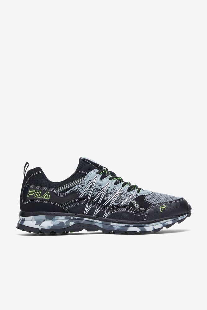 Fila Evergrand Tr Camo Trainers Black - Mens - 34687IMES